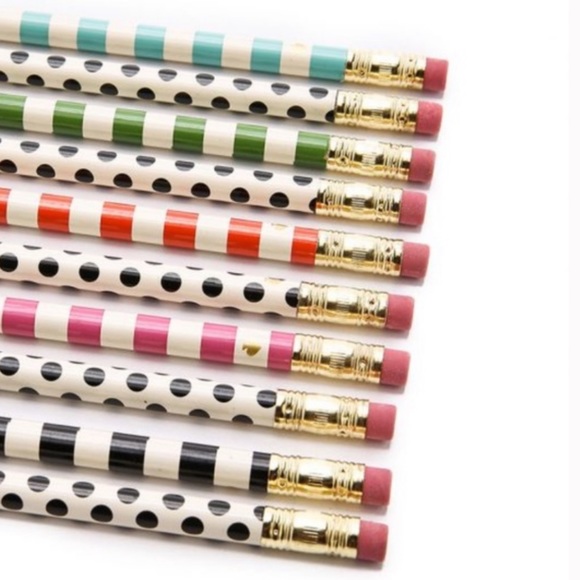 KATE SPADE • Dot The I’s Pencil Set Stationery School Art Crafts - Picture 3 of 8